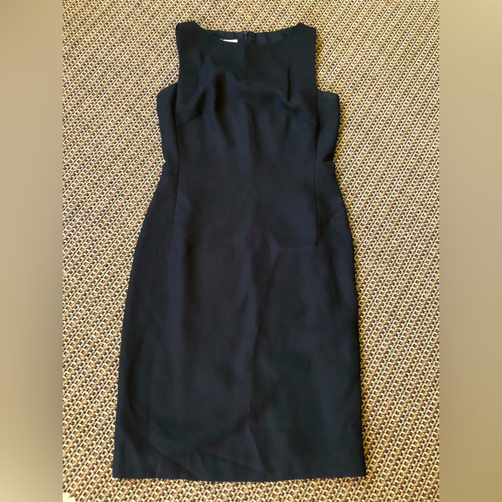 🖤TALBOTS Elegant Classic Sleeveless Little Blck Drss Lined Knee Length Stretch